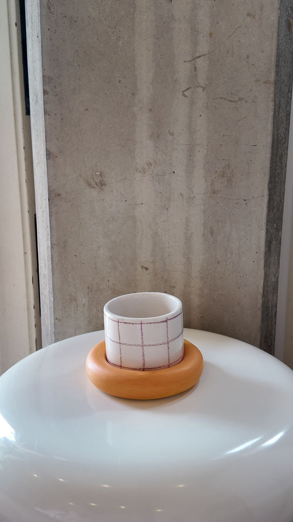 Glazed Chunky Mug & Saucer Set