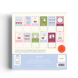 Miffy 2027 Square Wall Calendar - 30x30cm - Studio Edition