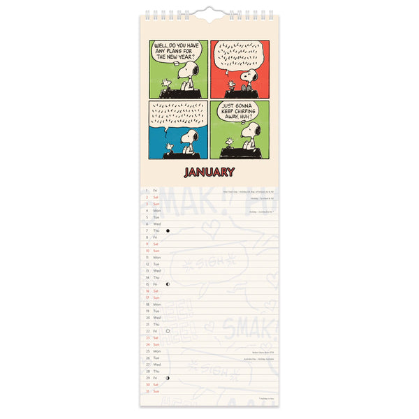 Peanuts 2027 Slim Calendar