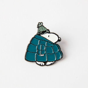 Snoopy In Puffer Pin