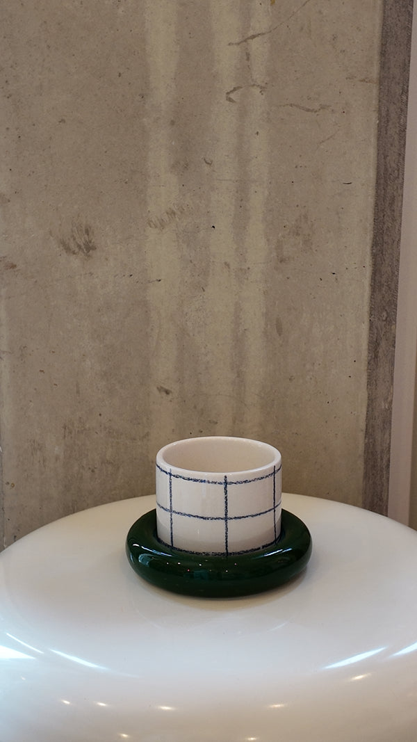 Glazed Chunky Mug & Saucer Set