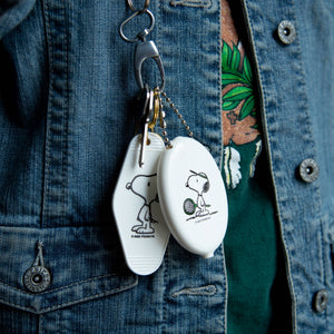 3P4 x Peanuts® - Classic Snoopy Key Tag (White)