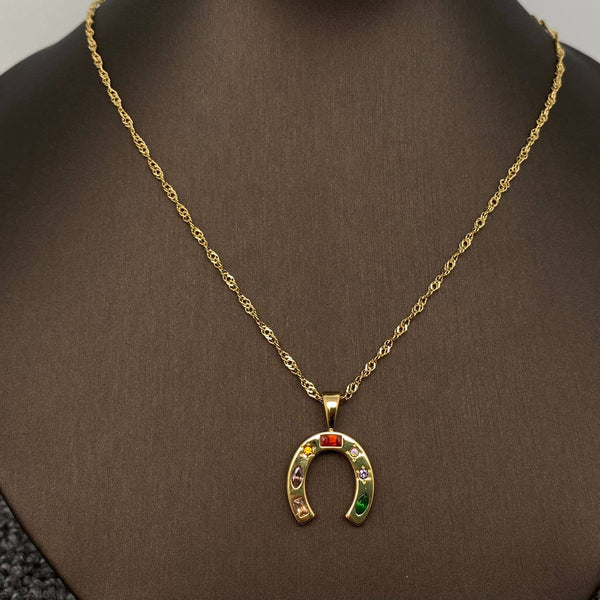 Horseshoe Charm Necklace