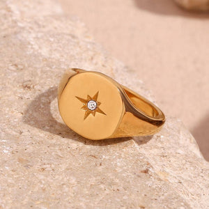 North Star Signet Ring