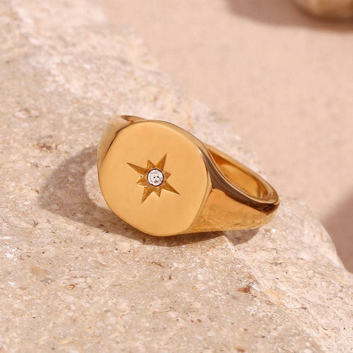 North Star Signet Ring
