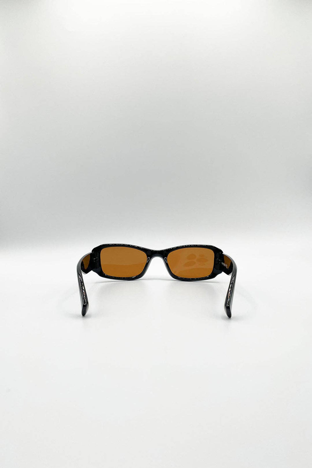 Bold Retangle Sunglasses In Black