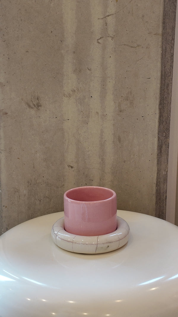 Glazed Chunky Mug & Saucer Set