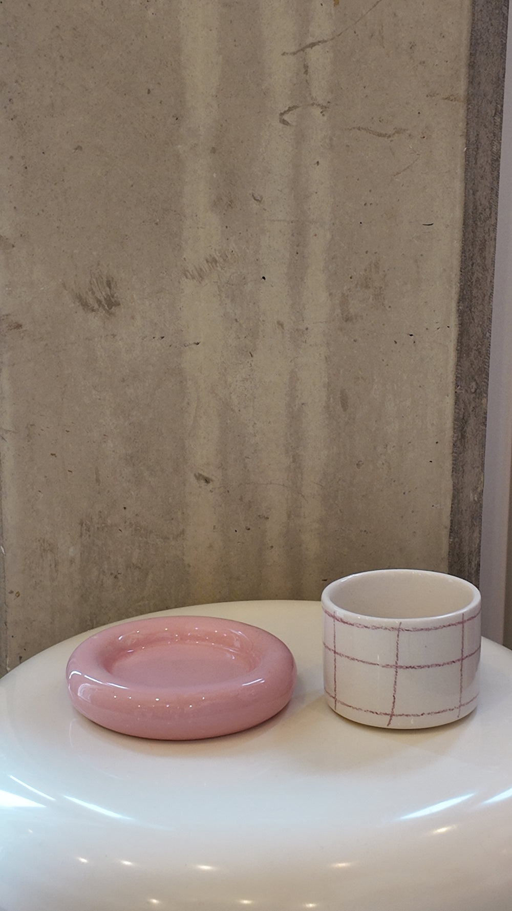 Glazed Chunky Mug & Saucer Set