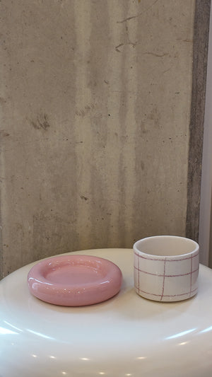 Glazed Chunky Mug & Saucer Set