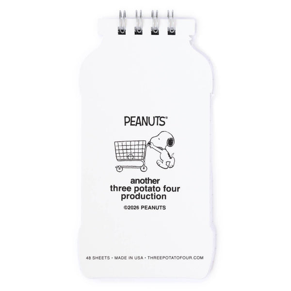 3P4 x Peanuts® Grocery - Snoopy Bread Mini Notebook