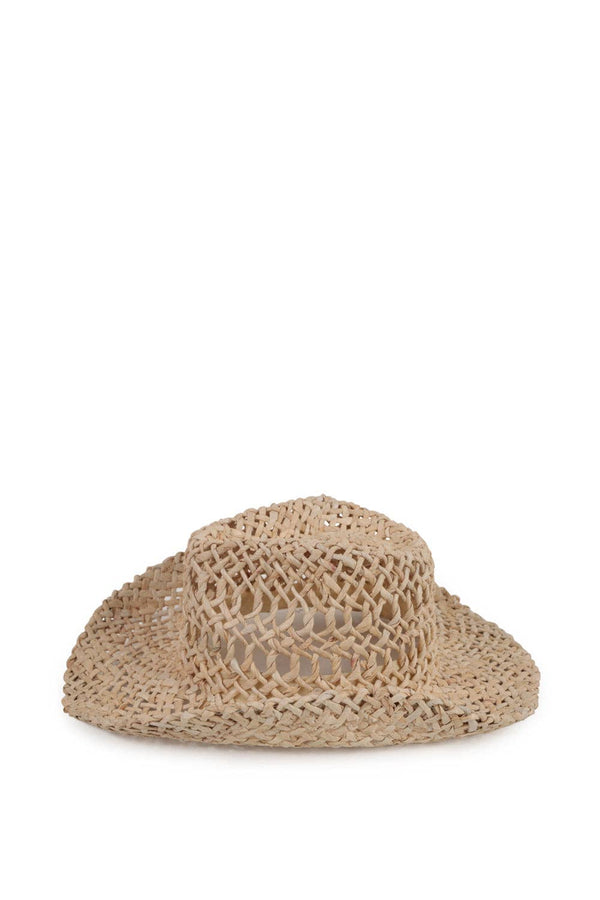 Straw Cowboy Hat in Natural