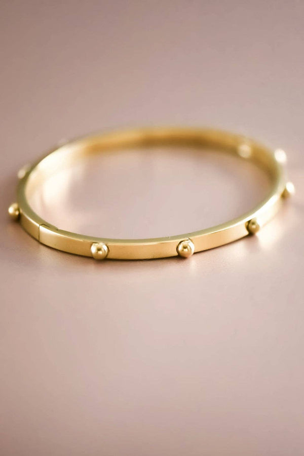 18K Gold Plated Waterproof Stainless Steel Bangle