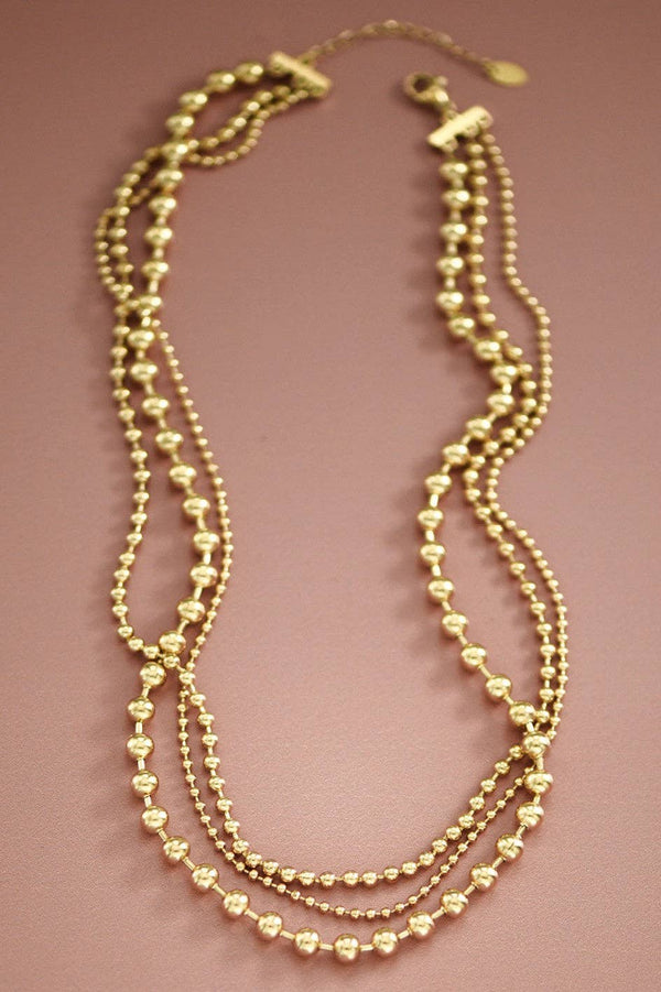 18K Gold PVD Plated Waterproof Stainless Steel Chain Necklace