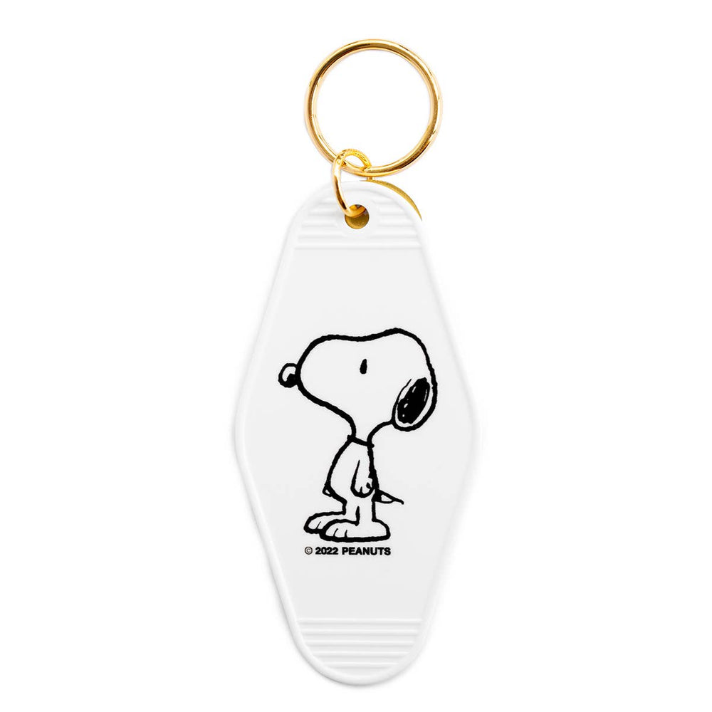 3P4 x Peanuts® - Classic Snoopy Key Tag (White)