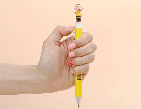Peanuts Snoopy & Friends Figure Mascot Ballpoint Pen 0.5mm