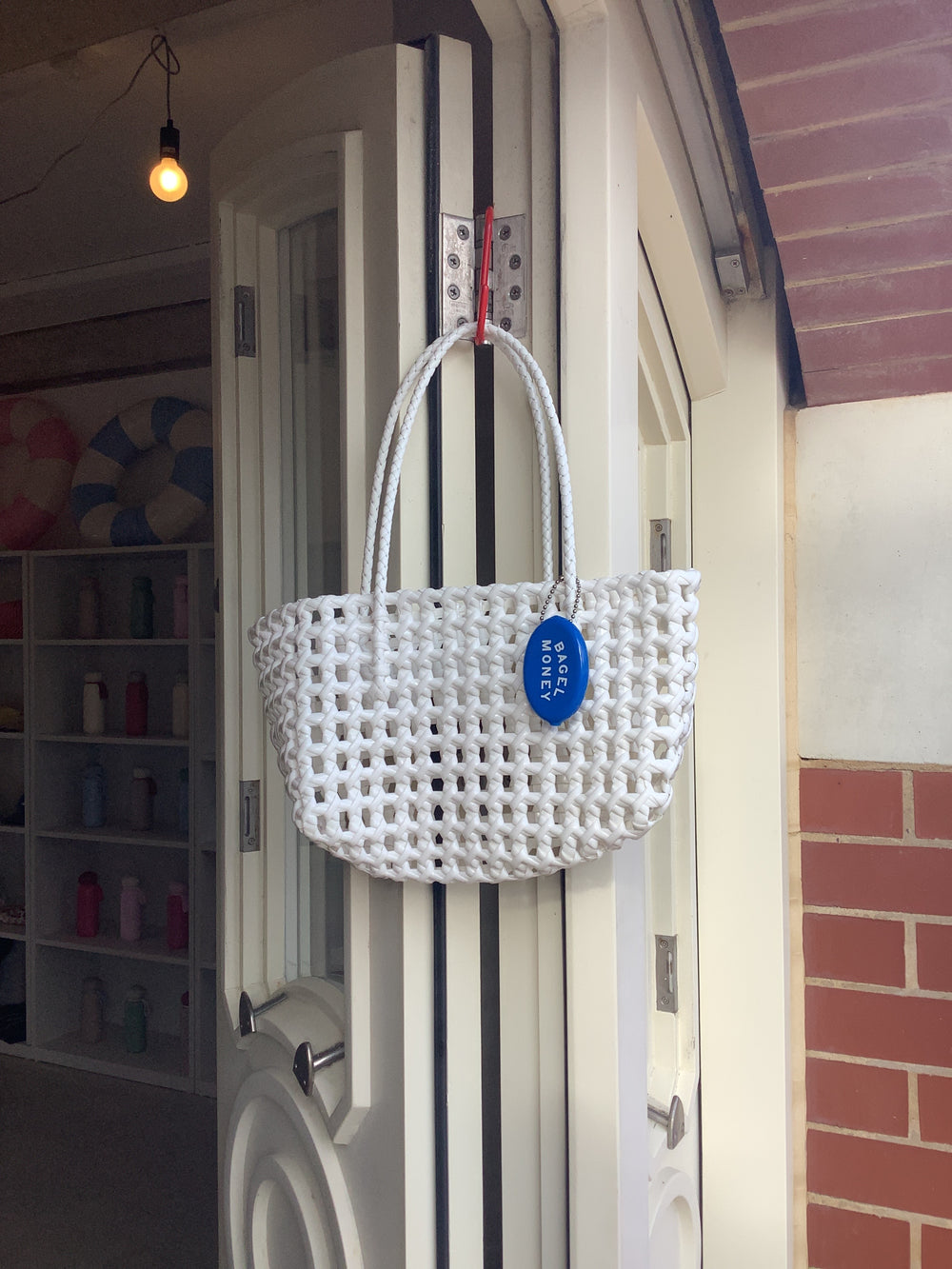 Basket bag with coin pouch