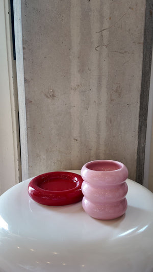 Glazed Chunky Mug & Saucer Set