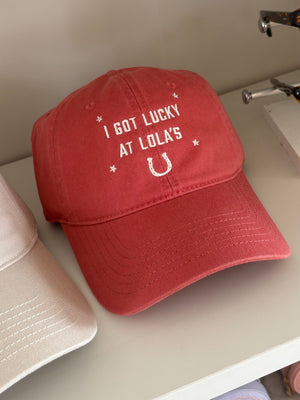 I got Lucky at Lola’s hat