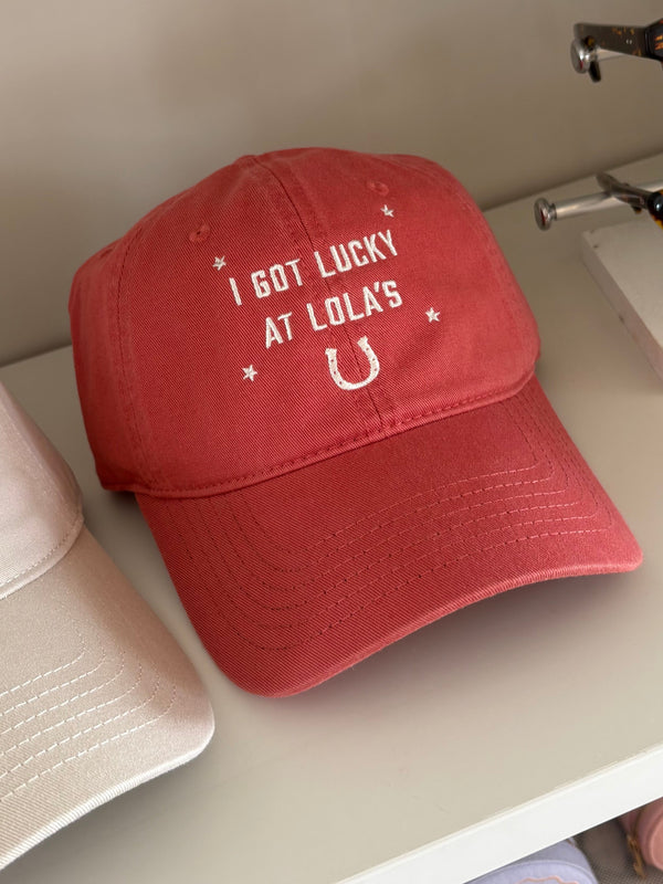 I got Lucky at Lola’s hat