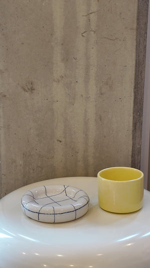 Glazed Chunky Mug & Saucer Set