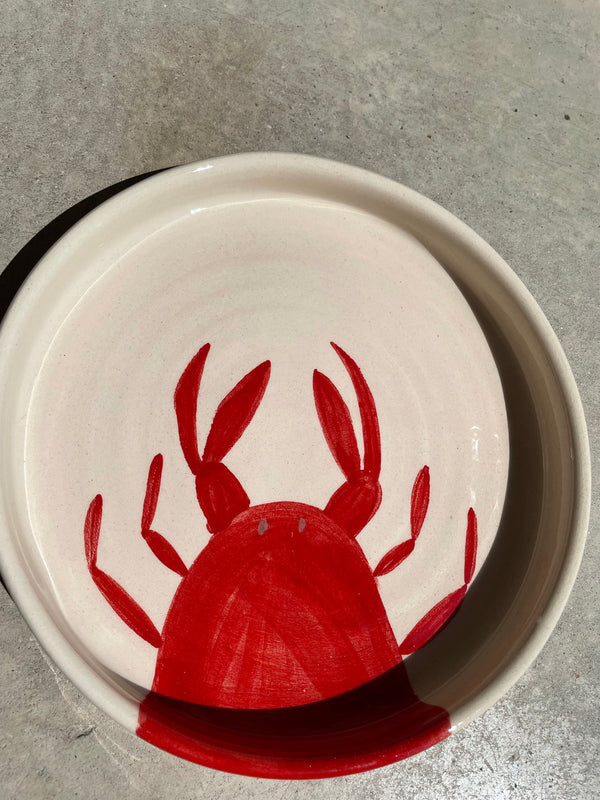 Handmade Lobster Plate by Prop Ceramics