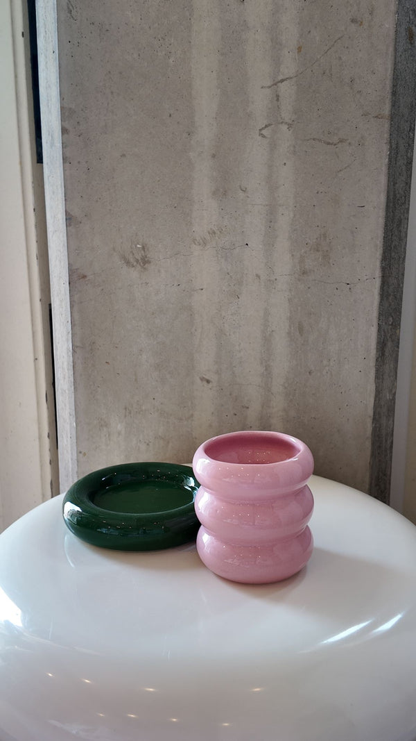 Glazed Chunky Mug & Saucer Set