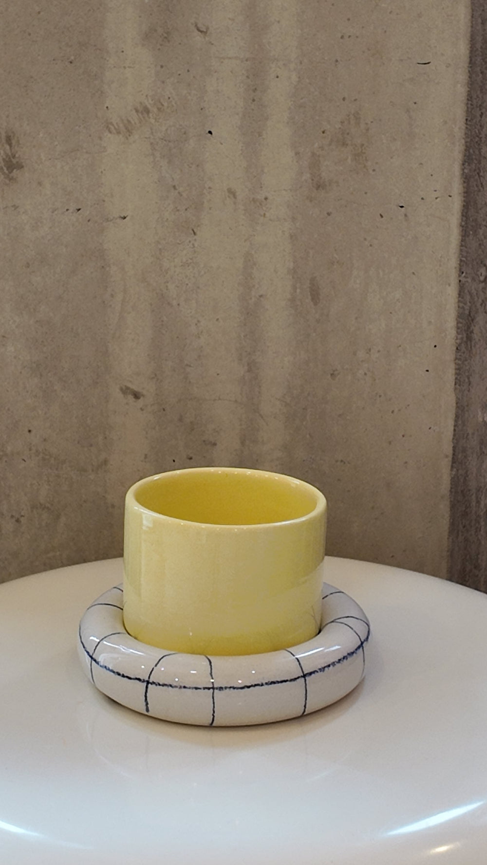 Glazed Chunky Mug & Saucer Set