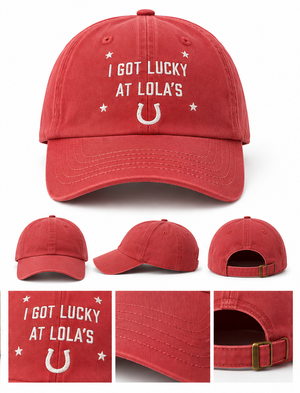 I got Lucky at Lola’s hat