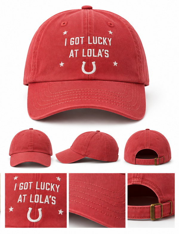 I got Lucky at Lola’s hat