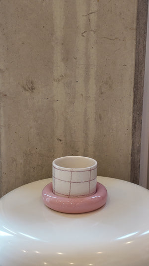 Glazed Chunky Mug & Saucer Set