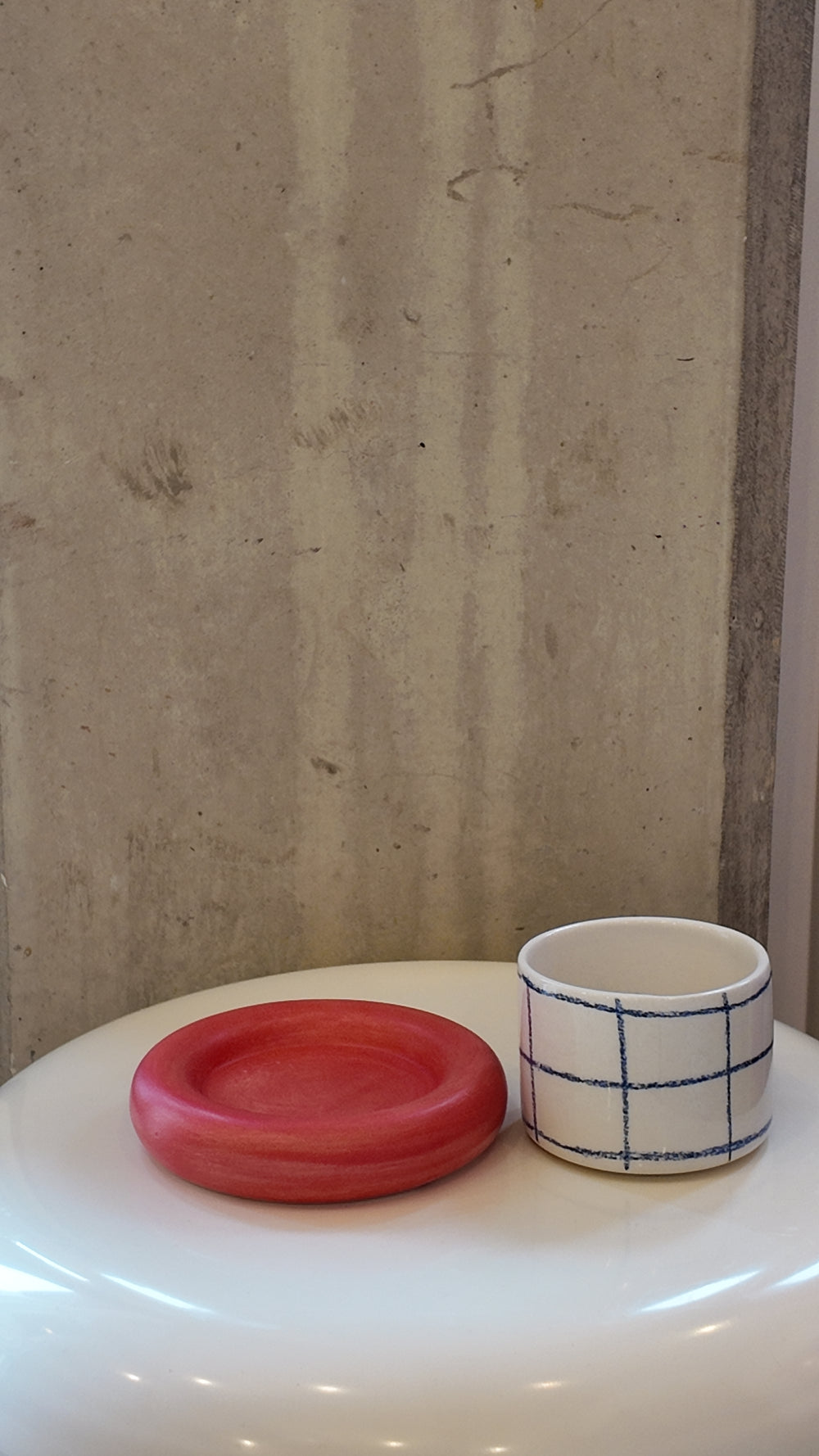 Glazed Chunky Mug & Saucer Set