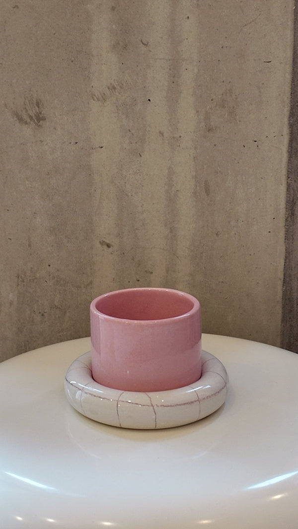 Glazed Chunky Mug & Saucer Set