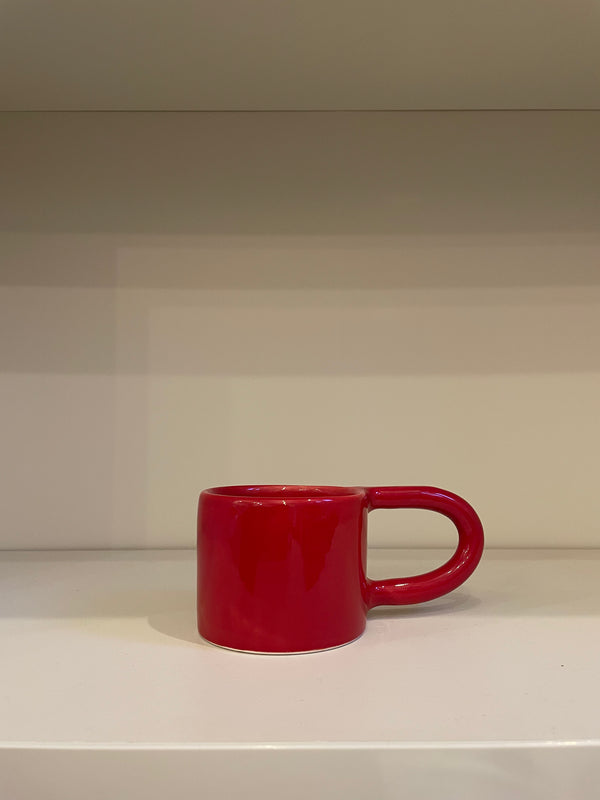 Handmade Red Ceramic Mug