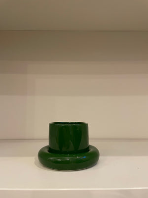 Green Glazed Ceramic Cup