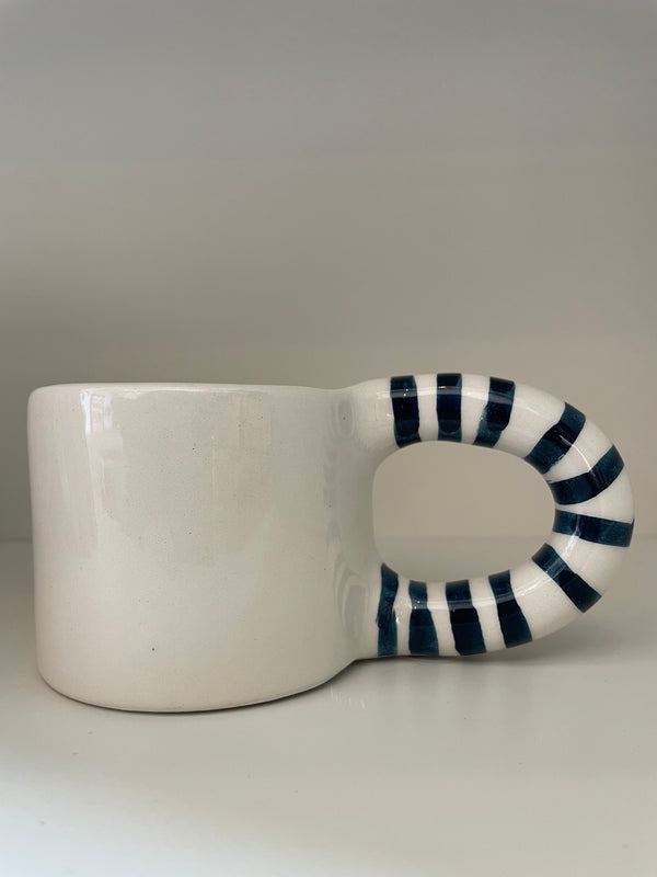Handmade Banana Pattern Ceramic Mug
