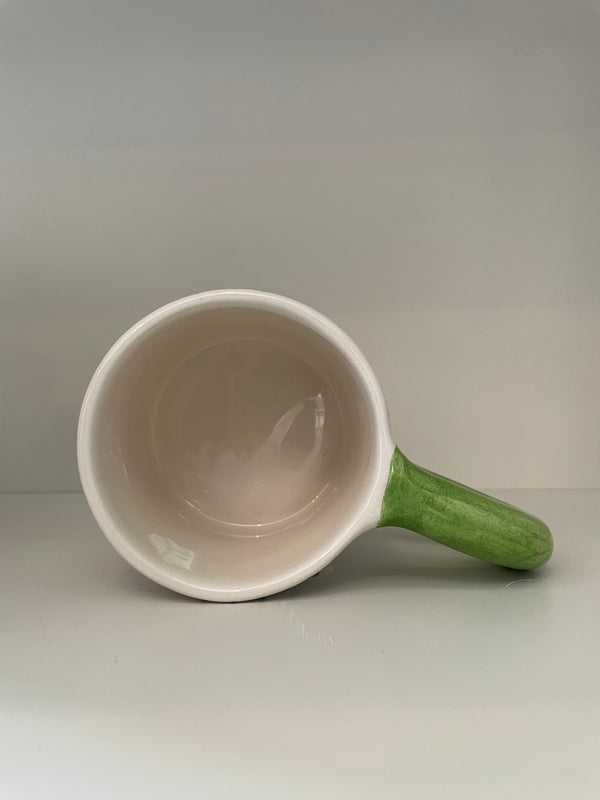 Handmade Striped Ceramic Mug