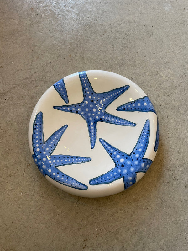 Handmade Starfish Ceramic Plate