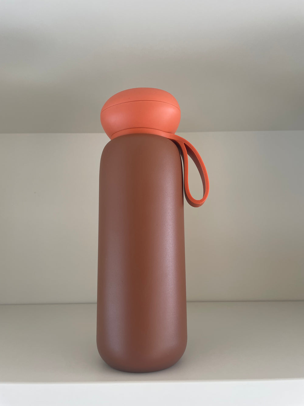 Brown and Orange Sunnies Flask Water Bottle