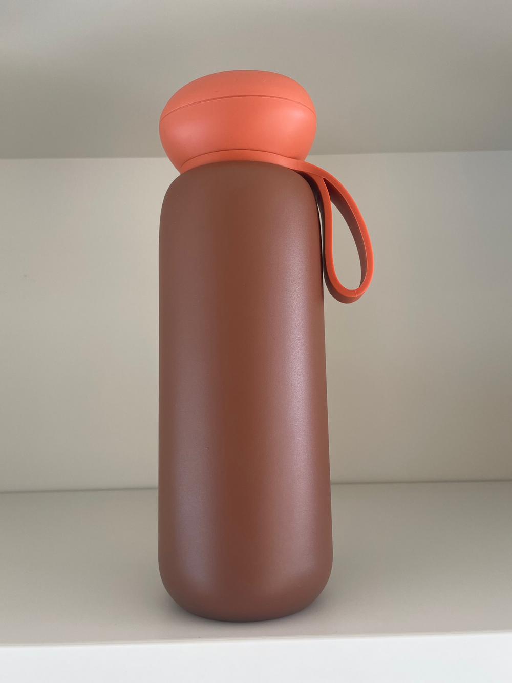 Brown and Orange Sunnies Flask Water Bottle