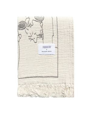 Snoopy & Woodstock Reversible Cotton Throw