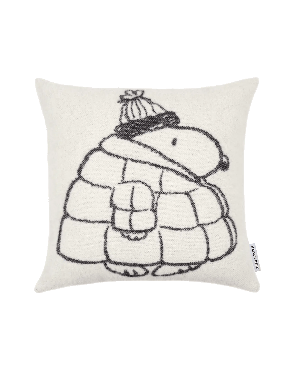Peanuts Snoopy In Puffer Cushion