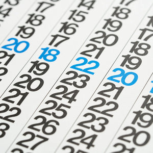 V Calendar 2026 White