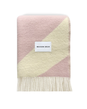 Swirl Blanket Butter Yellow & Pink