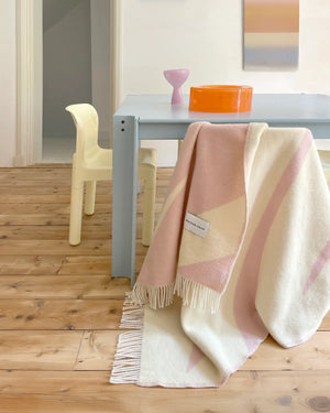 Swirl Blanket Butter Yellow & Pink