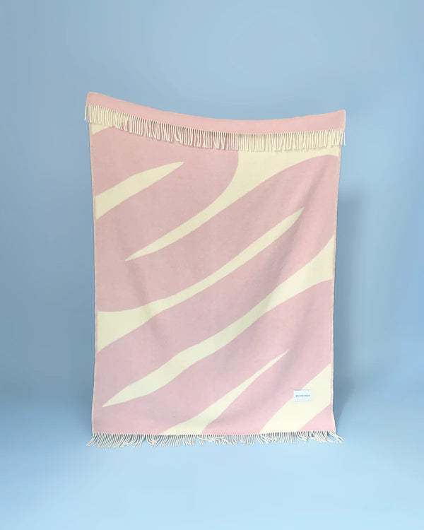Swirl Blanket Butter Yellow & Pink