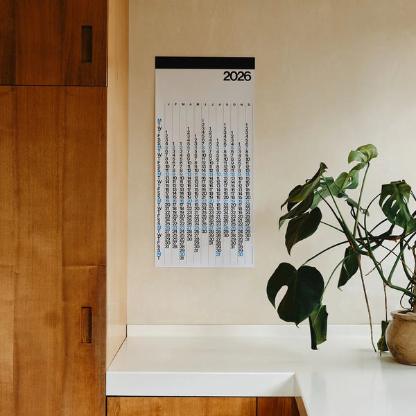 V Calendar 2026 White