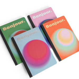 Helio Ferretti Bonjour Collective - A5 Notebook Light Blue
