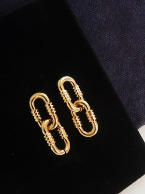 Non-Tarnish Link Earrings