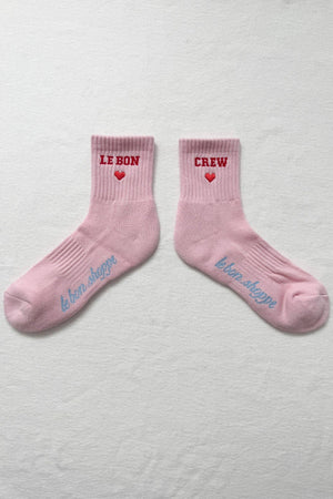 Embroidered Crew Socks