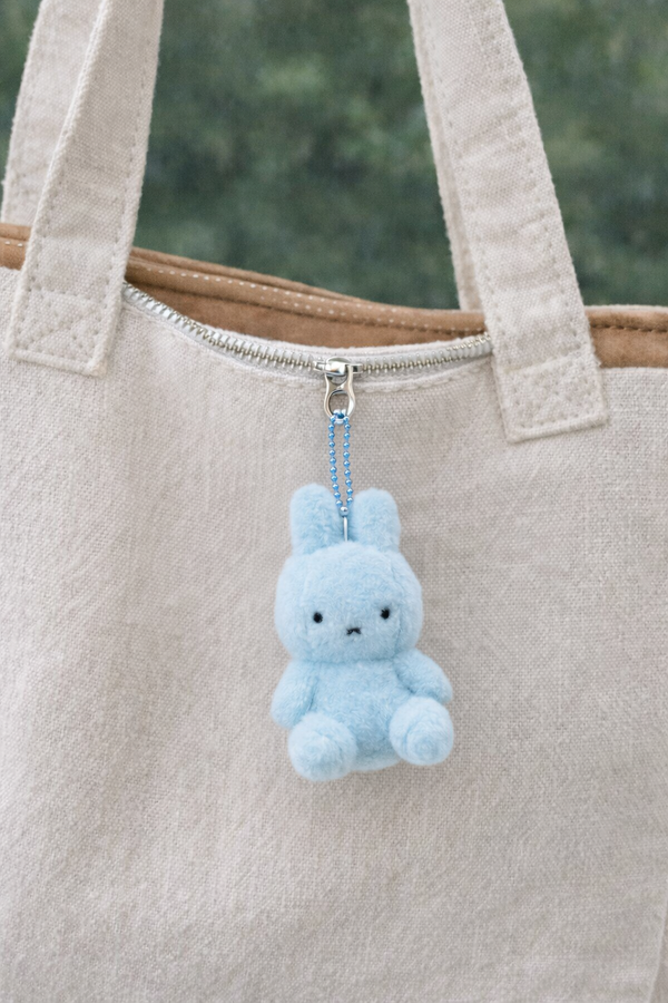 Miffy Creamy Plush Bag Charm, Key chain holder - 8cm